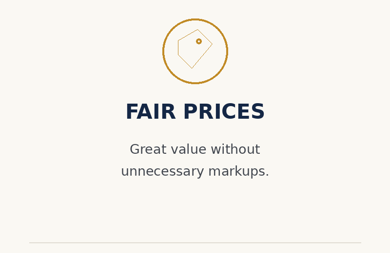Fair prices
