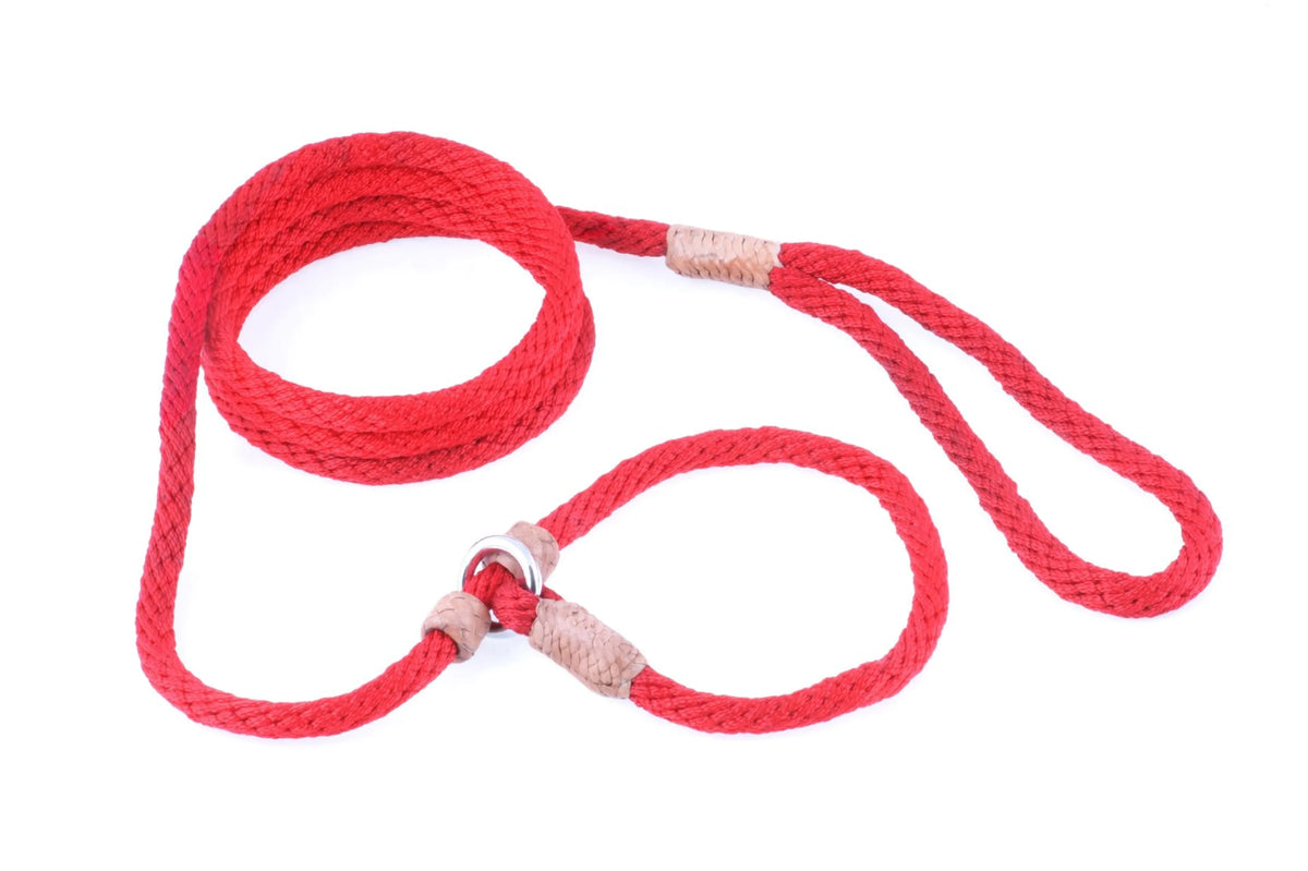 Nylon Slip Leash With 2 Stoppers (6ft  x 5/16in or 8mm)