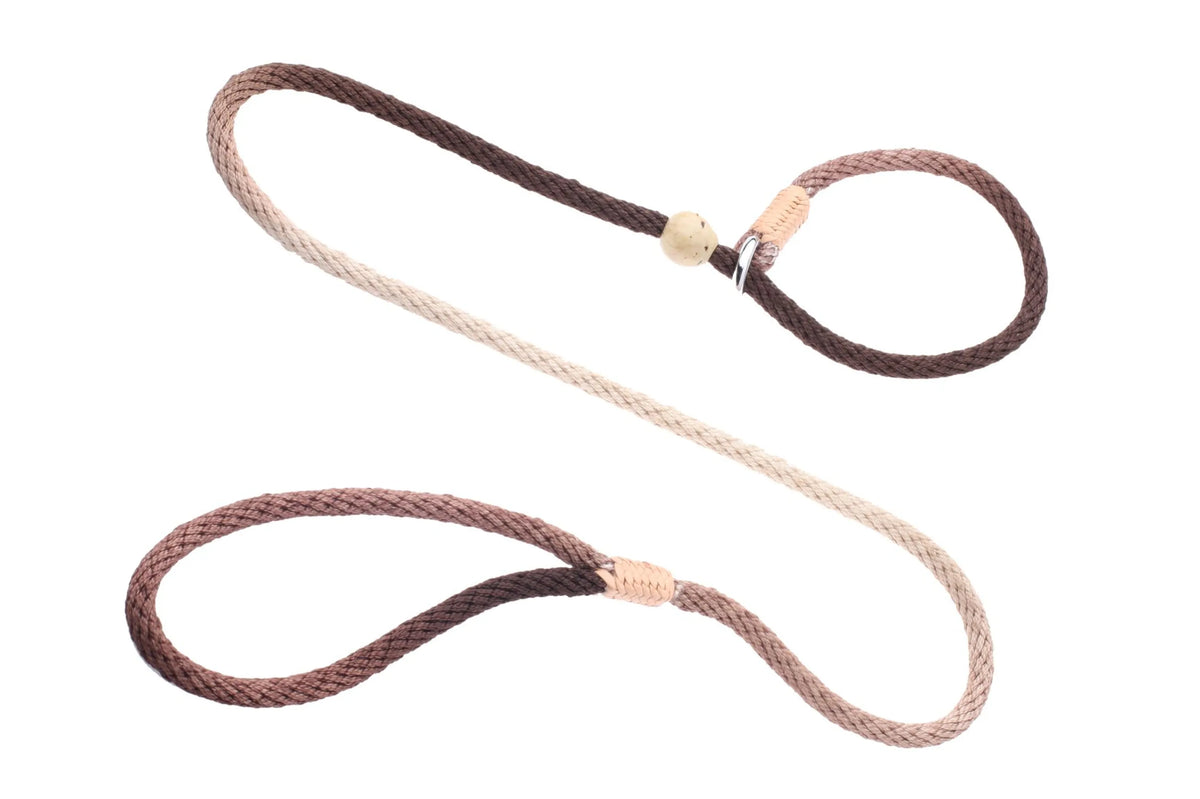 Nylon Slip Leash With 2 Stoppers (6ft  x 5/16in or 8mm)
