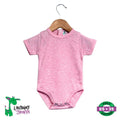 The Laughing Giraffe Baby Short Sleeve Snap-Back Onesie