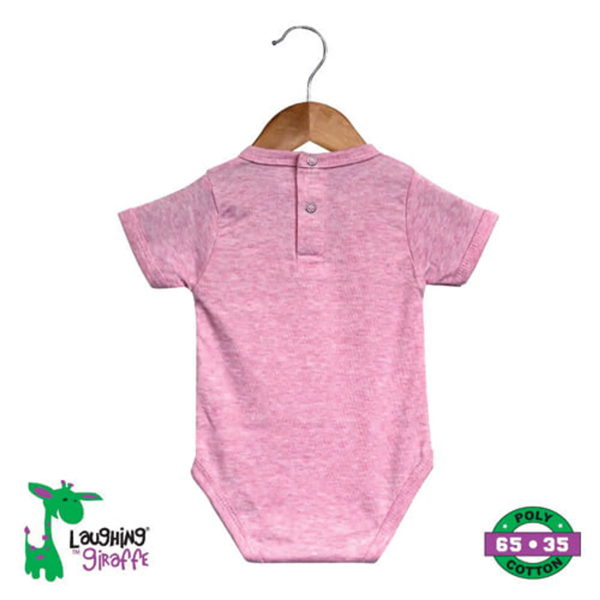 The Laughing Giraffe Baby Short Sleeve Snap-Back Onesie