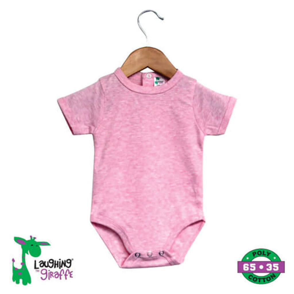 The Laughing Giraffe Baby Short Sleeve Snap-Back Onesie