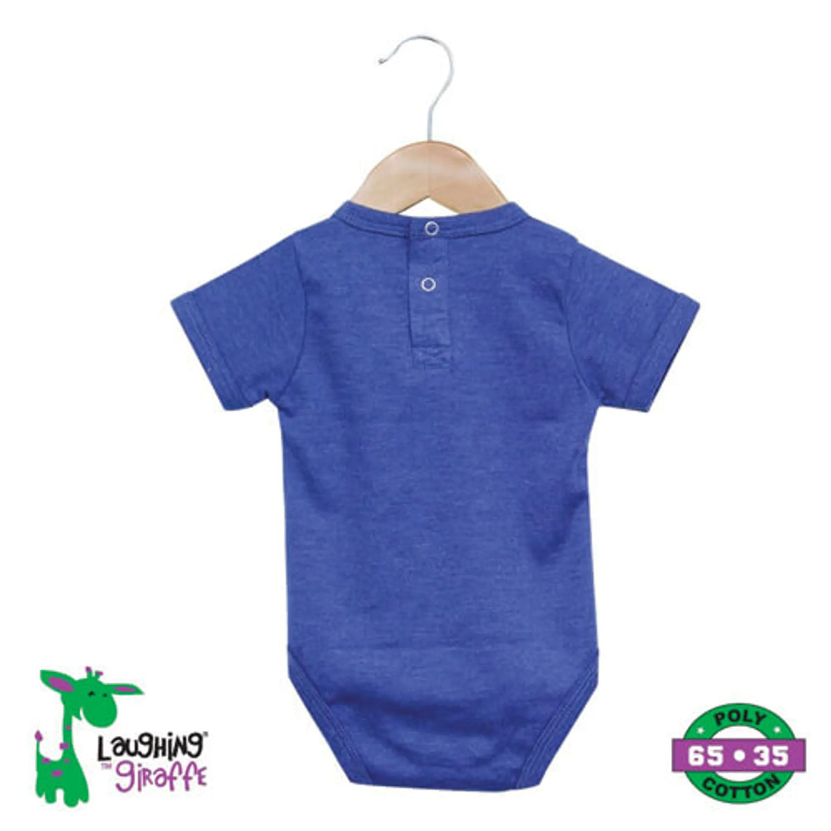 The Laughing Giraffe Baby Short Sleeve Snap-Back Onesie