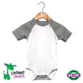 The Laughing Giraffe Baby Short Sleeve Raglan Onesie
