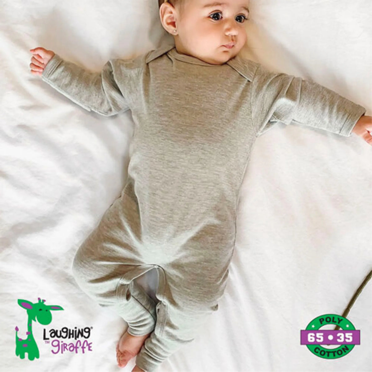 The Laughing Giraffe Baby PJ's With Mittens & Footies