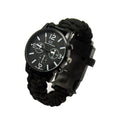 Outdoor Multi function Camping Survival Watch Bracelet Tools With LED Light - Green, 1