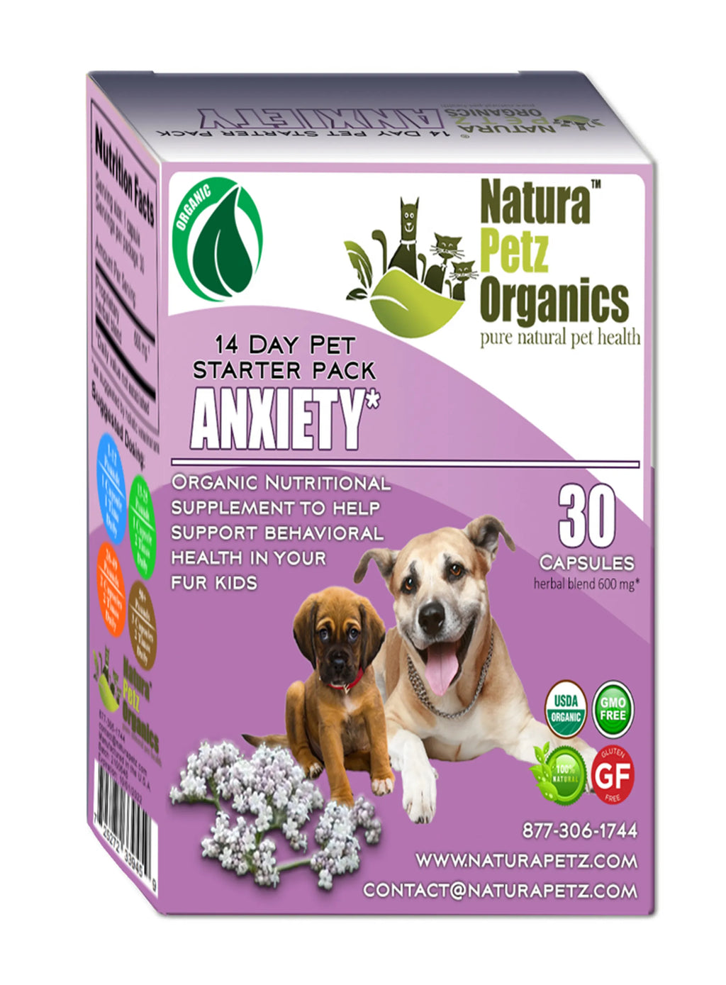 Anxiety Starter Pack For Dogs & Cats - DOG CAPSULE / SIZE 1, 1
