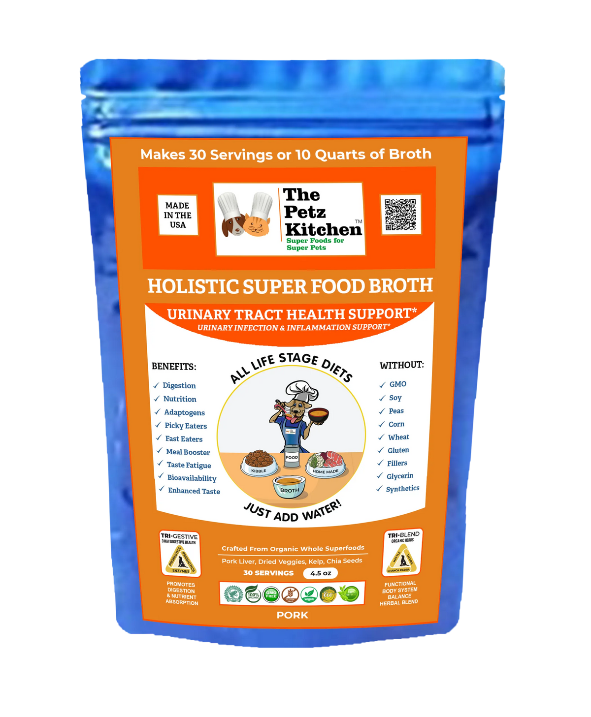 Super Food Broth Urinary Tract Health Support The Petz Kitchen Dogs Cats