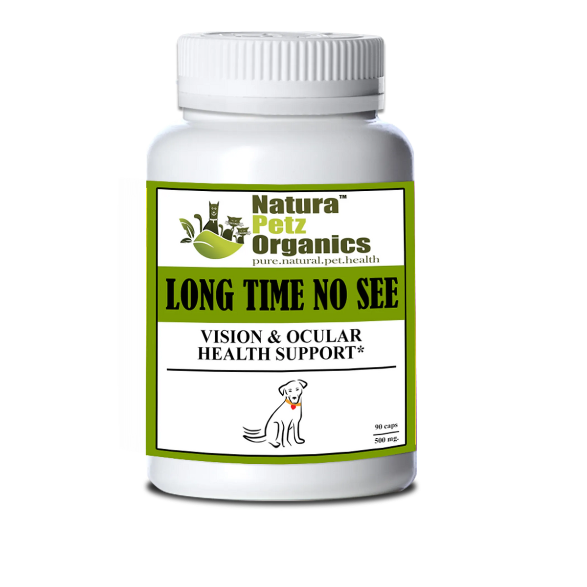 Long Time No See Max Capsules - Vision & Ocular Health Support In Dogs And Cats - DOG 90 CAPS - 500 MG., 1