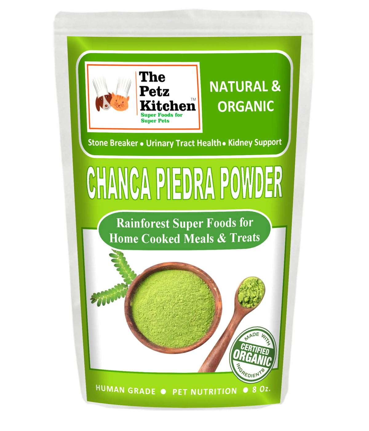 Chanca Piedra - Stone Breaker Urinary Infection & Inflammation Support The Petz Kitchen - Organic & Human Grade Ingredients