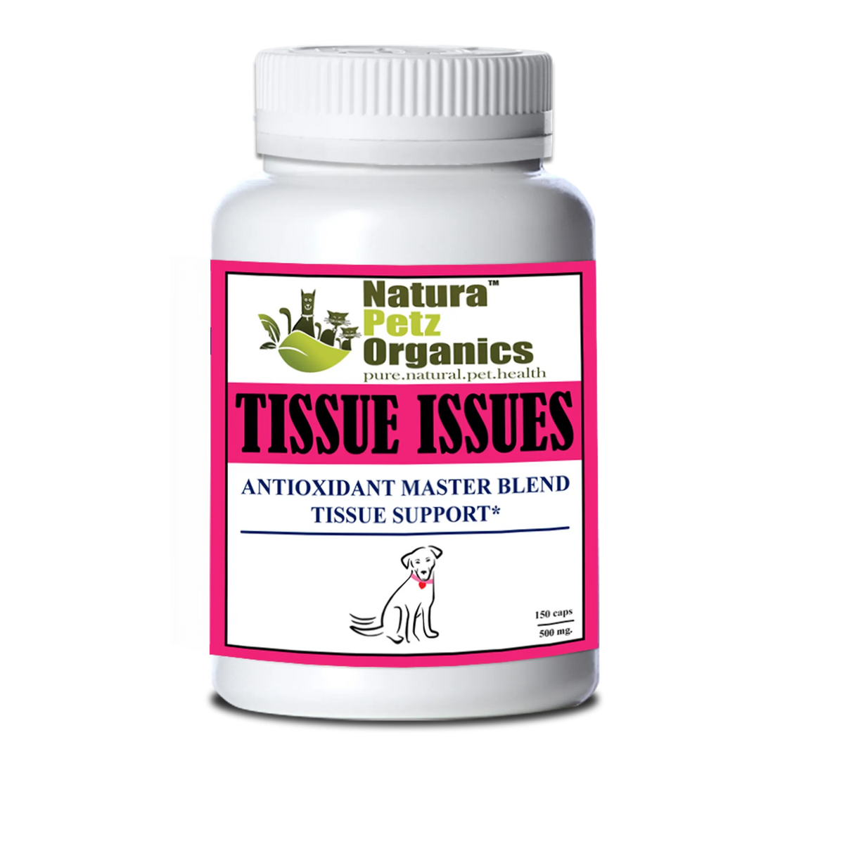 Tissue Issues Antioxidant Master Blend Tissue Support For Dogs & Cats - CATS 250 MG / 150 CAPS SIZE 3, 1