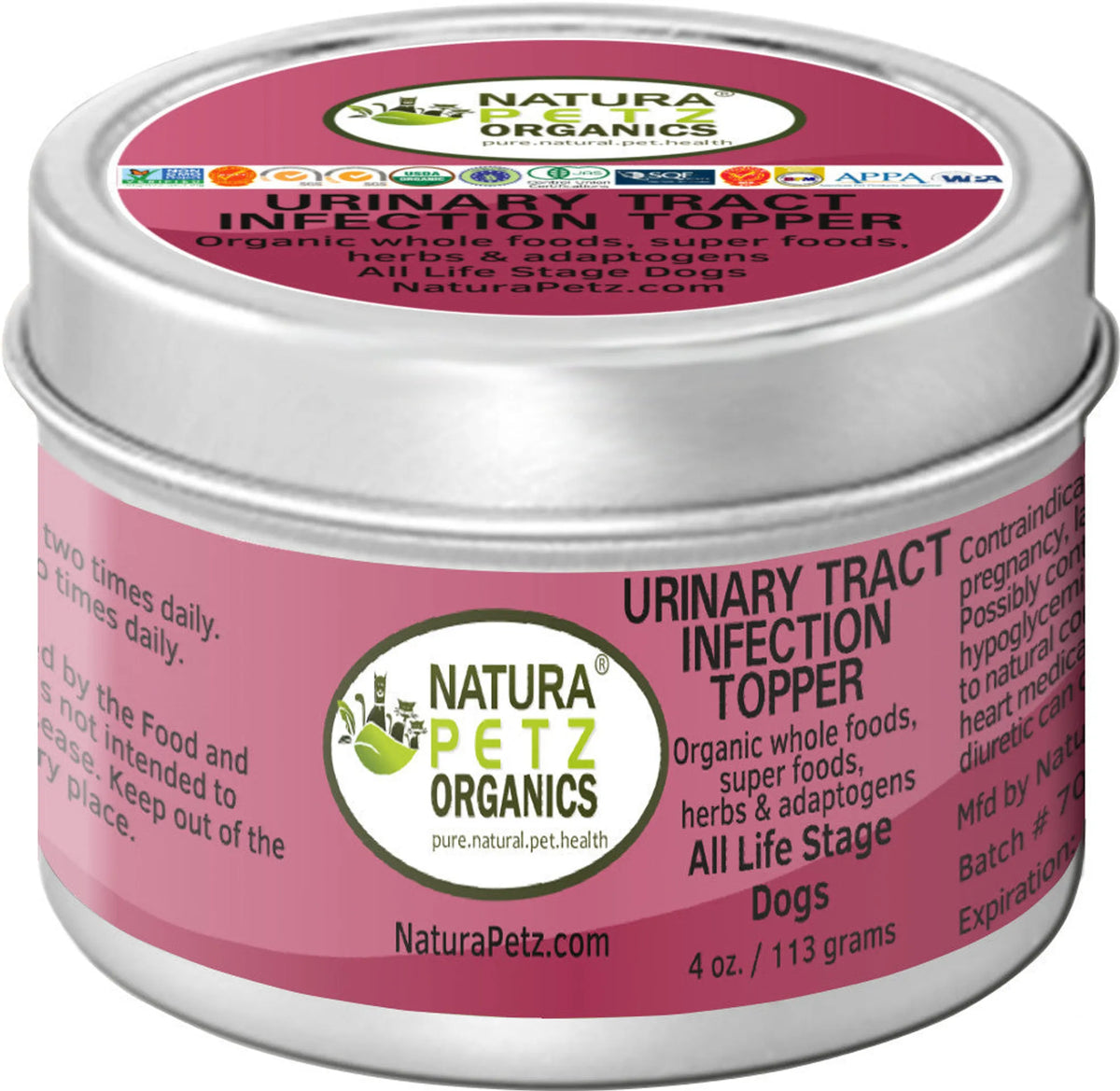 Urinary Tract Infection Starter Pack For Dogs And Cats - DOG CAPSULE / SIZE 1 / 30 CAPSULES, 1