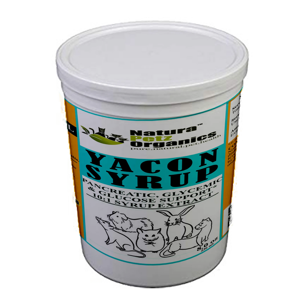 Yacon Leaf Syrup - Pancreatic Support 10:1 The Petz Kitchen Yacon Syrup 10:1 Alcohol Free For Dogs & Cats Meals & Treats
