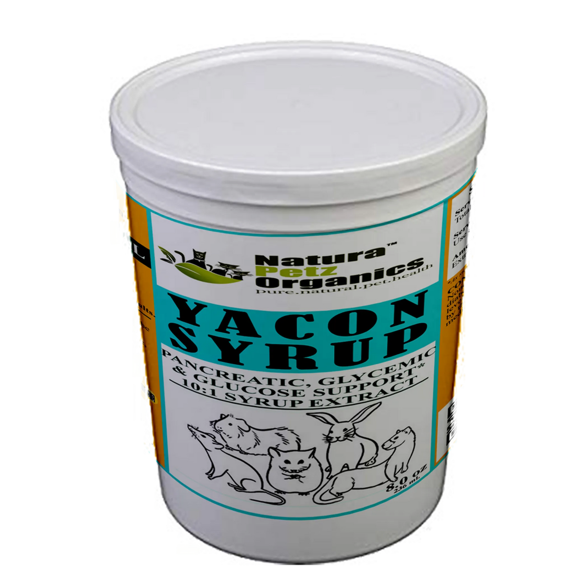 Yacon Leaf Syrup - Pancreatic Support 10:1 The Petz Kitchen Yacon Syrup 10:1 Alcohol Free For Dogs & Cats Meals & Treats