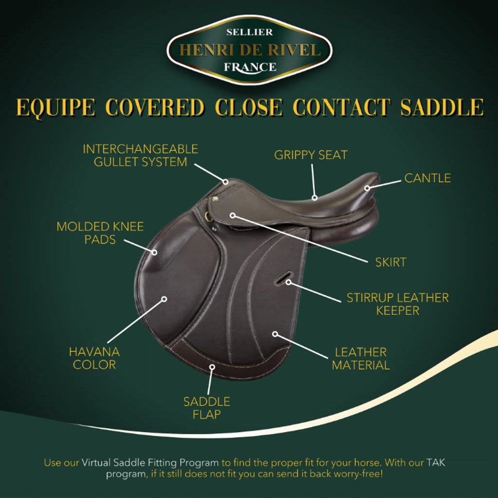 Henri De Rivel Equipe Covered Close Contact Saddle