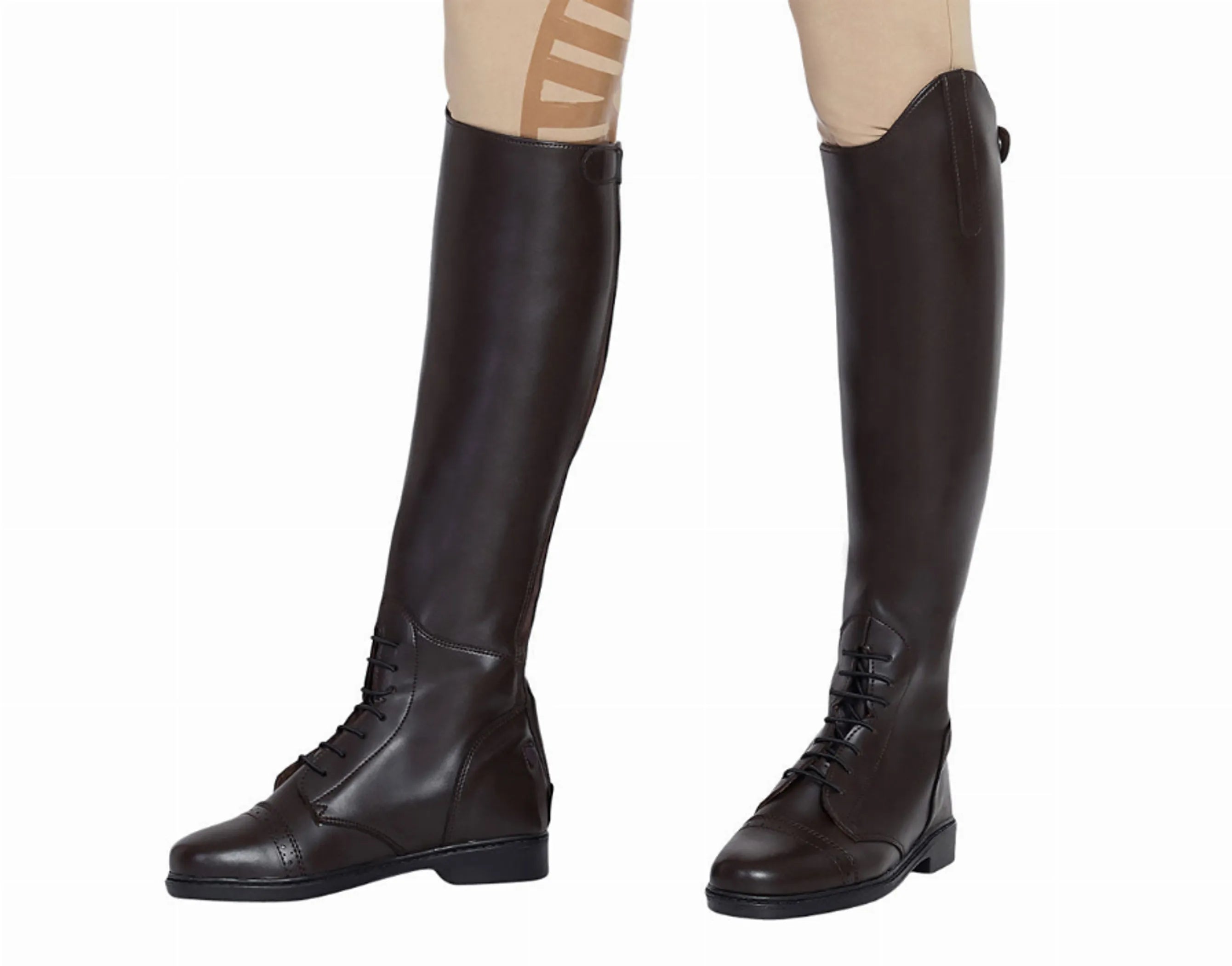 TuffRider Women Synthetic Leather Starter Back Zipper Field Boots - Pack Of: 1