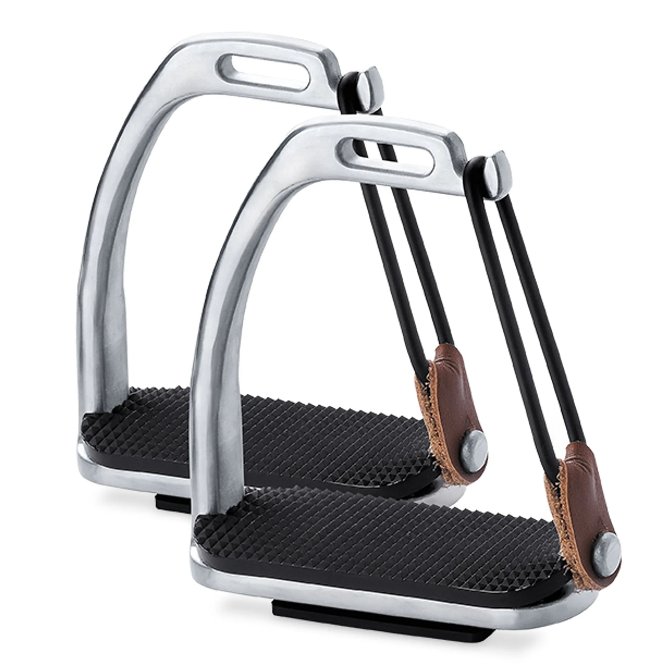 TuffRider Stainless Steel Peacock Safety Stirrups - 4 1/2"