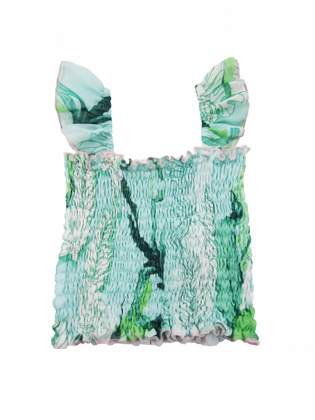 Tropical Paradise Smocked Top