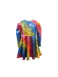Graffiti Rainbow Skater Dress