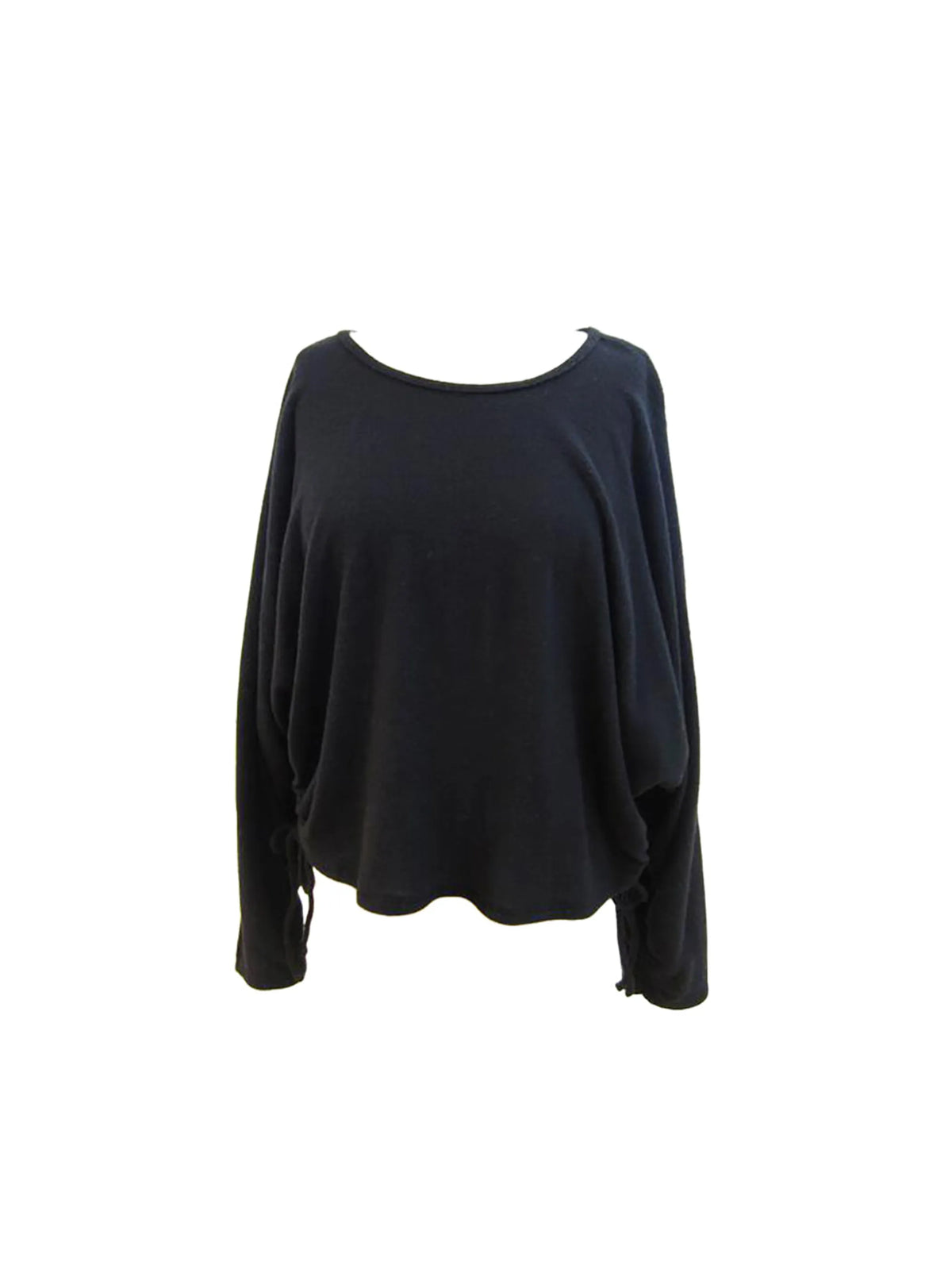 Top with Ruched Drawstring Sides