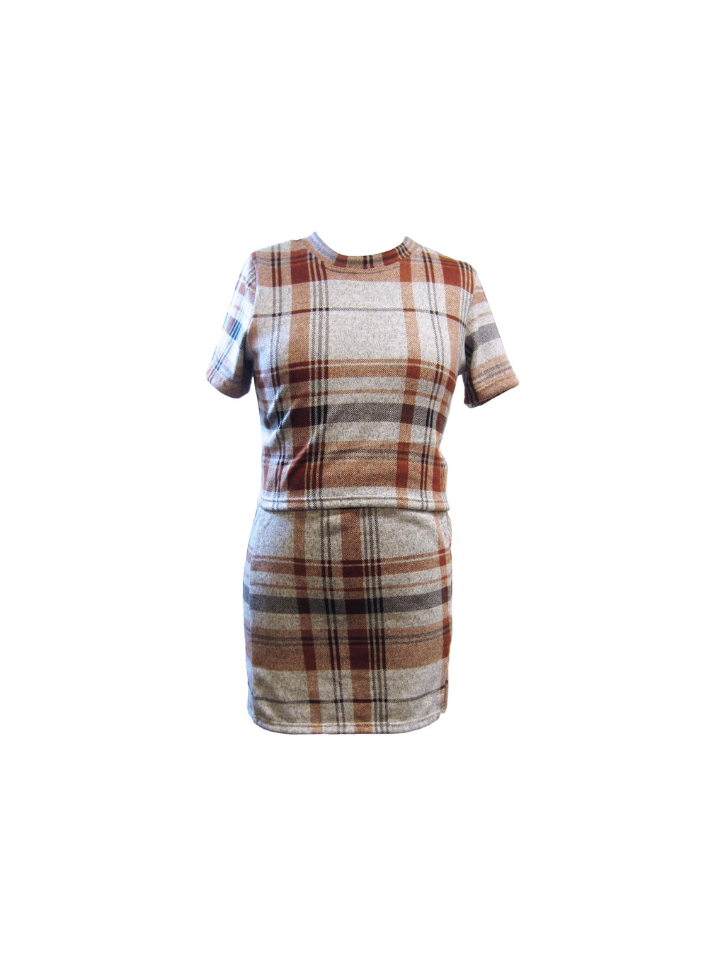 Checker Fun Short Sleeves Top