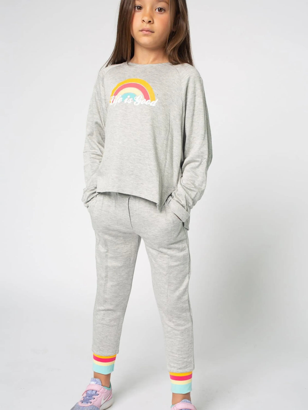 Rainbow Rib Jogger