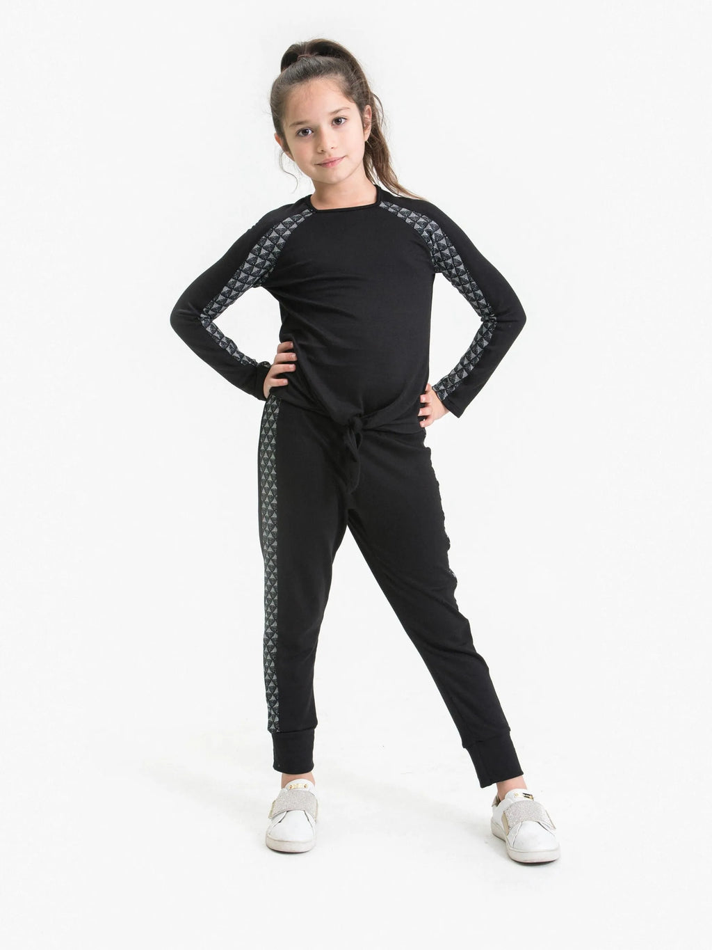 Jogger Ft Jacquard Print Insert