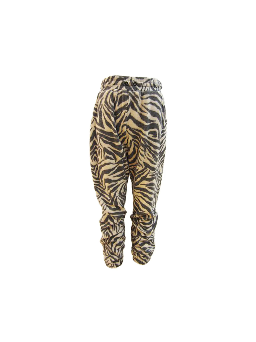 Wildin Zebra Joggers - Stone Zebra print