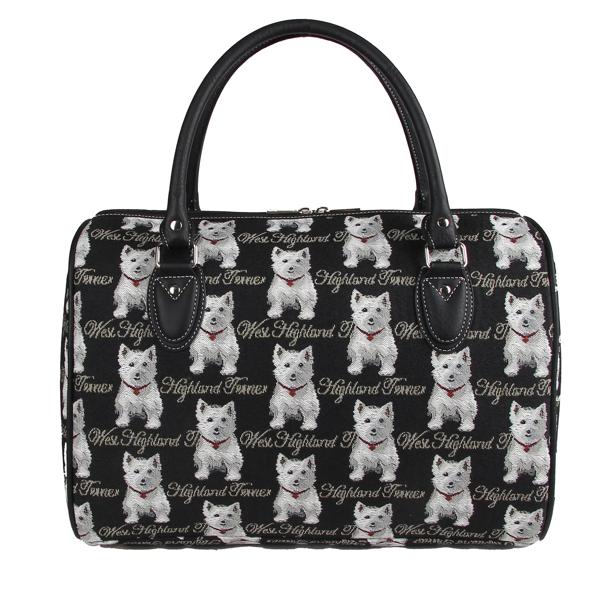 WESTIE DOG TRAVEL BAG WEEKEND GYM HOLDALL
