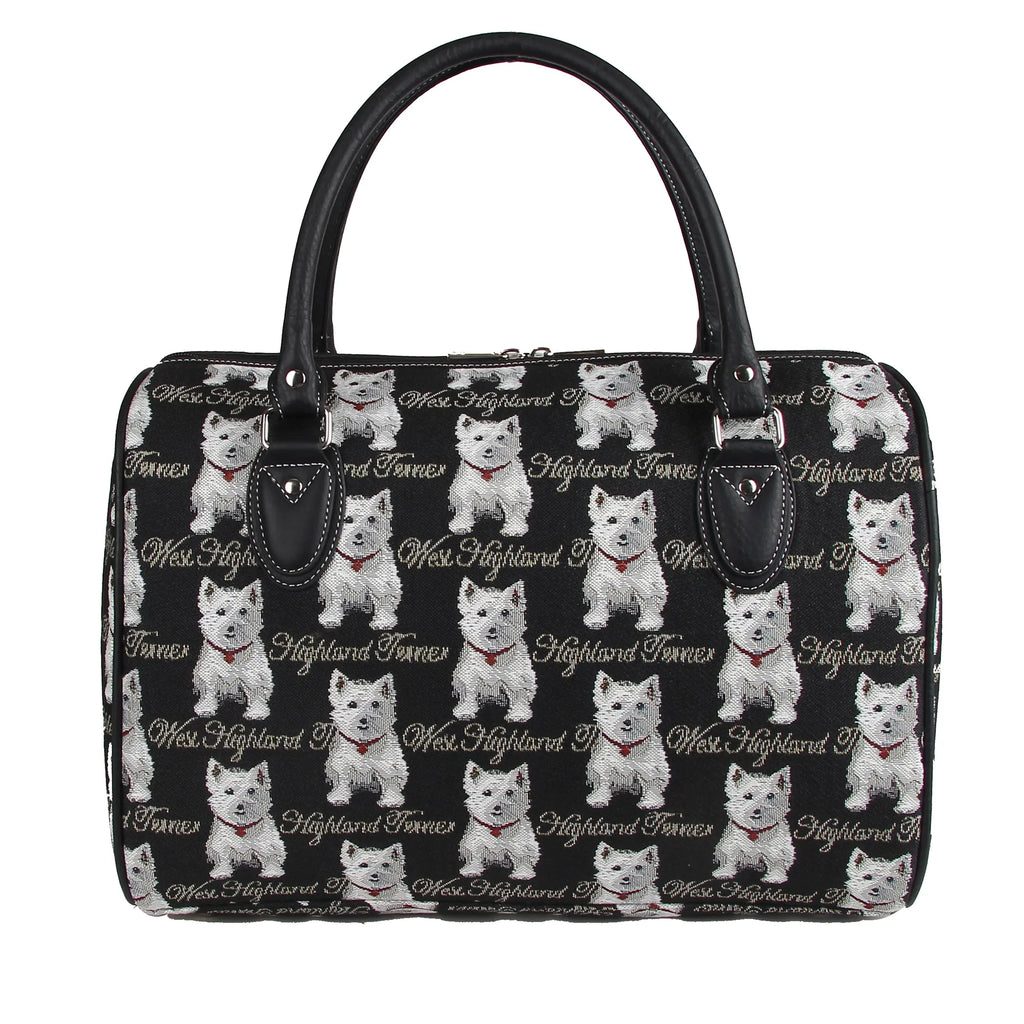 WESTIE DOG TRAVEL BAG WEEKEND GYM HOLDALL