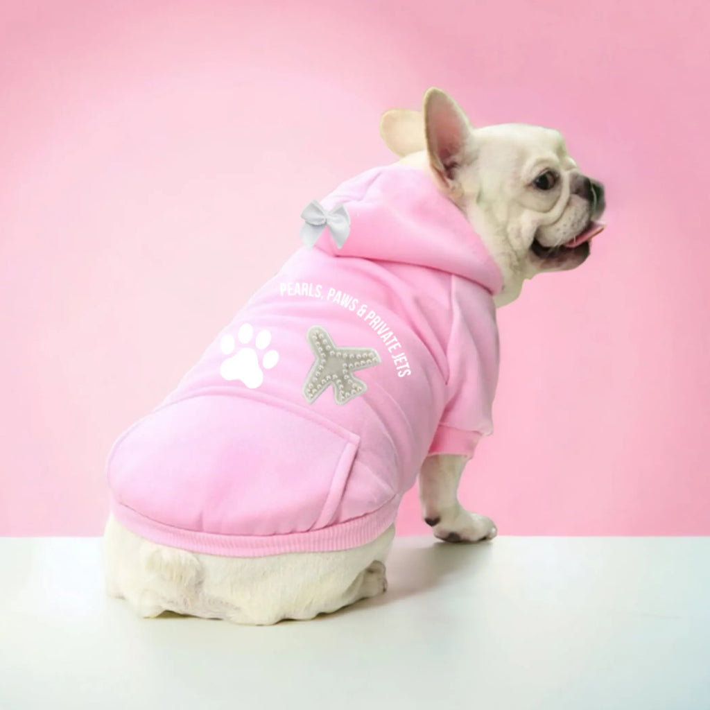 The Jet-Set Pearl Pup Hoodie