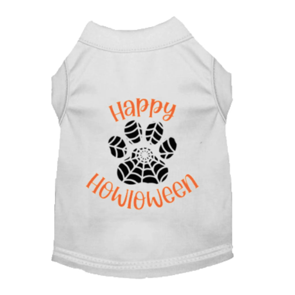 Happy Howloween Paw Print Tee