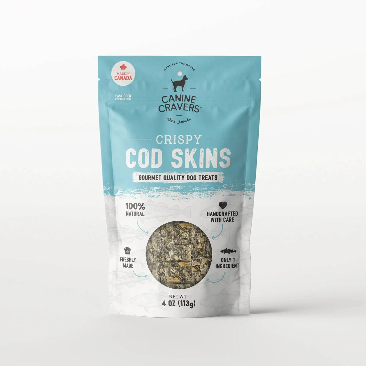 Crispy Cod Skins - 4 OZ BAG, 1