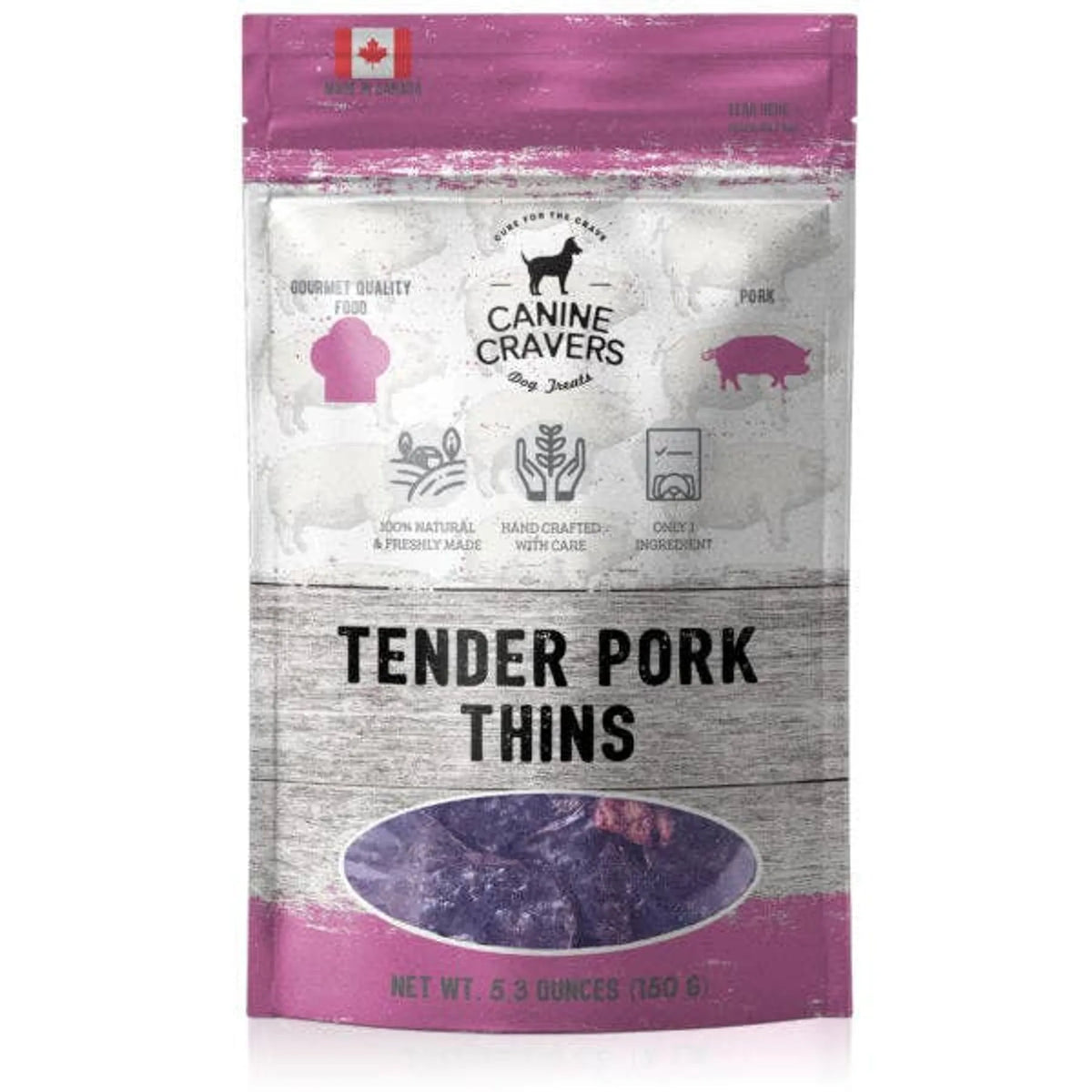 Tender Pork Thins - 5.3 OZ BAG, 1