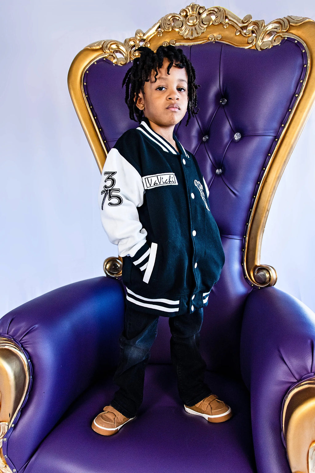 Youth VaVichi Royalty Lettermans Jacket