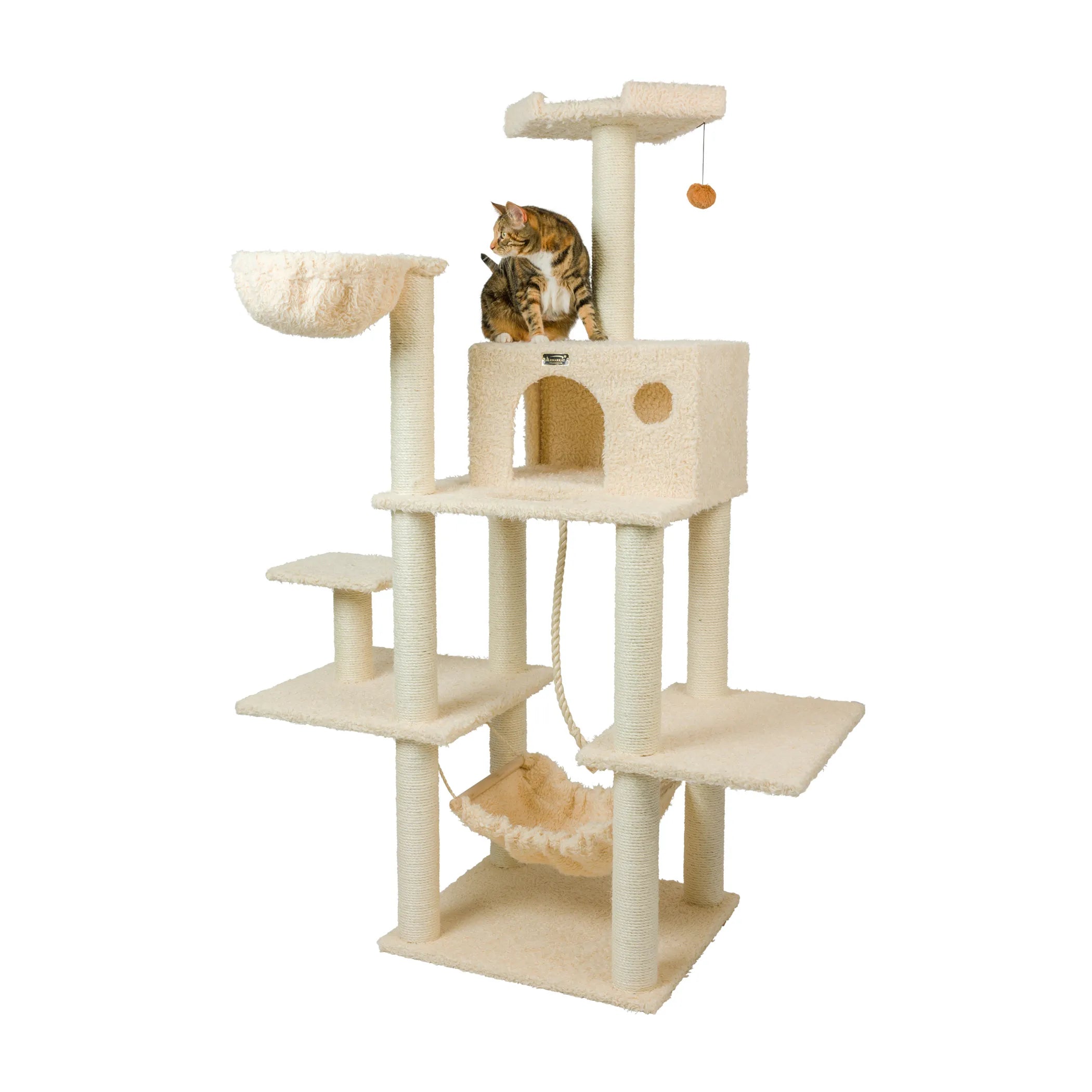 Armarkat Real Wood Multi Level Cat Tree Climber A6901