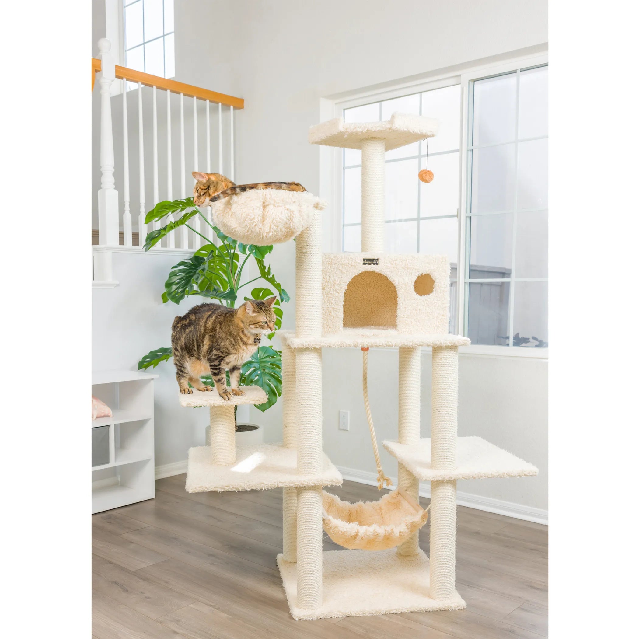 Armarkat Real Wood Multi Level Cat Tree Climber A6901