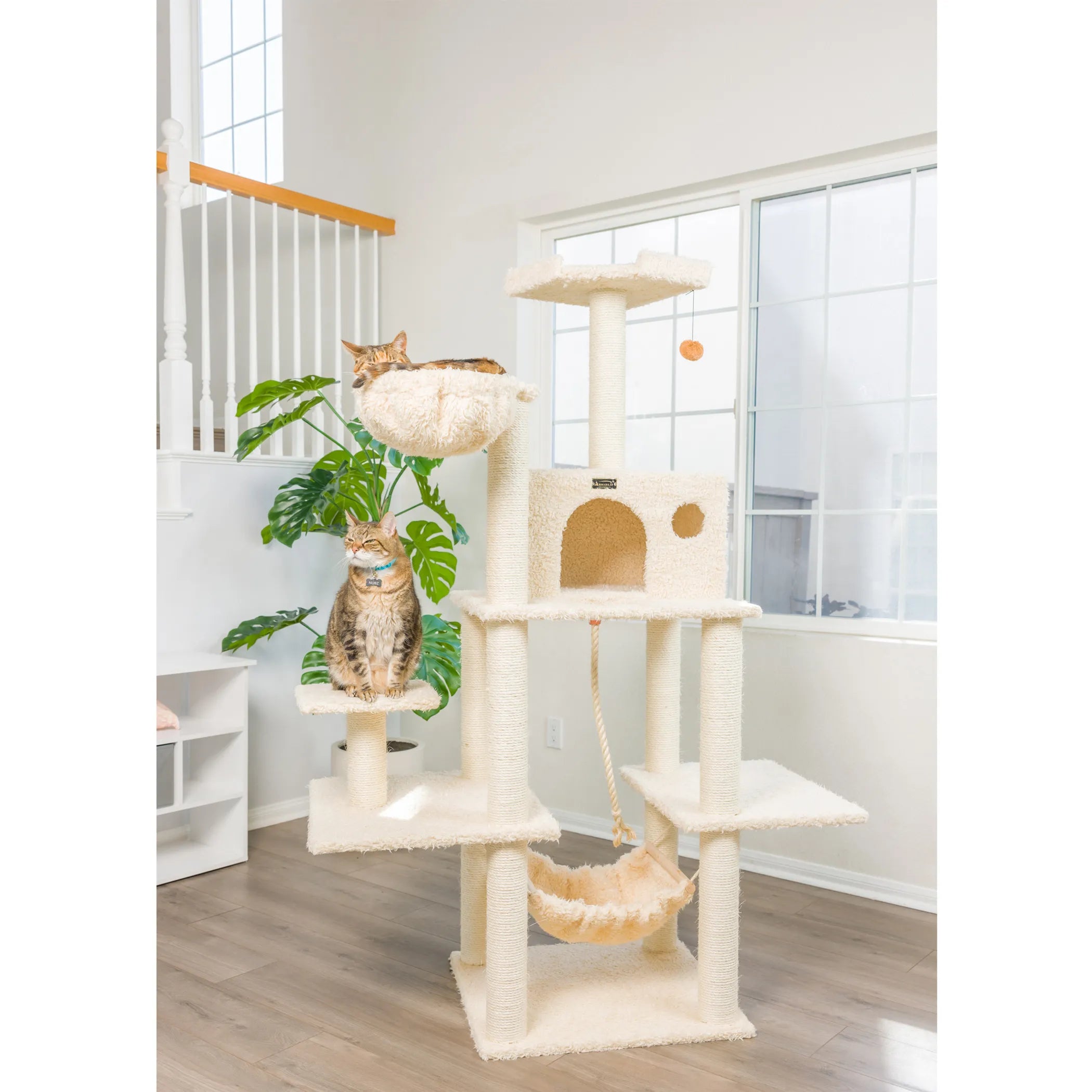 Armarkat Real Wood Multi Level Cat Tree Climber A6901