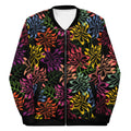 Unisex Bomber Jacket - Pink and yellow print, S, 1
