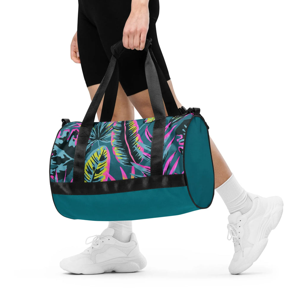 Leafy Print Gym Bag - DEFAULT TITLE, 1