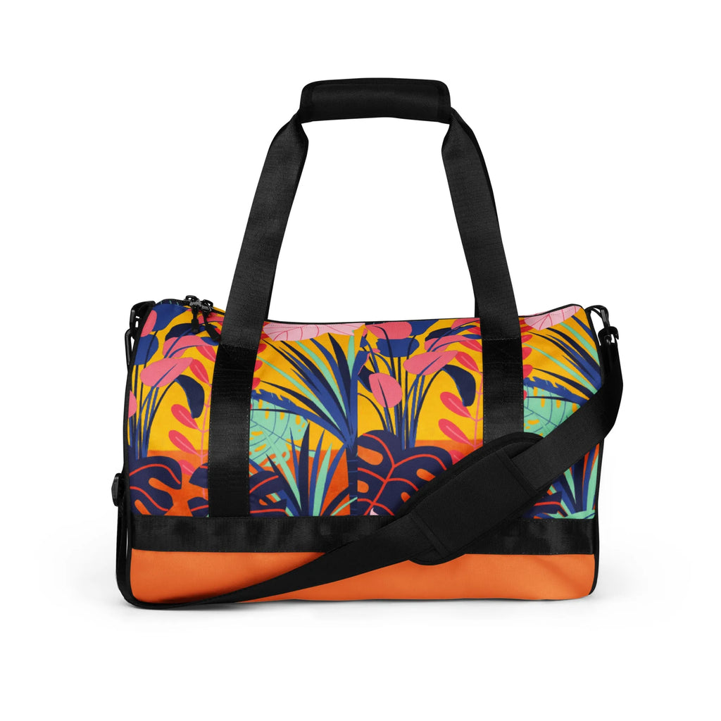 Leafy Print Print Gym Bag - DEFAULT TITLE, 1