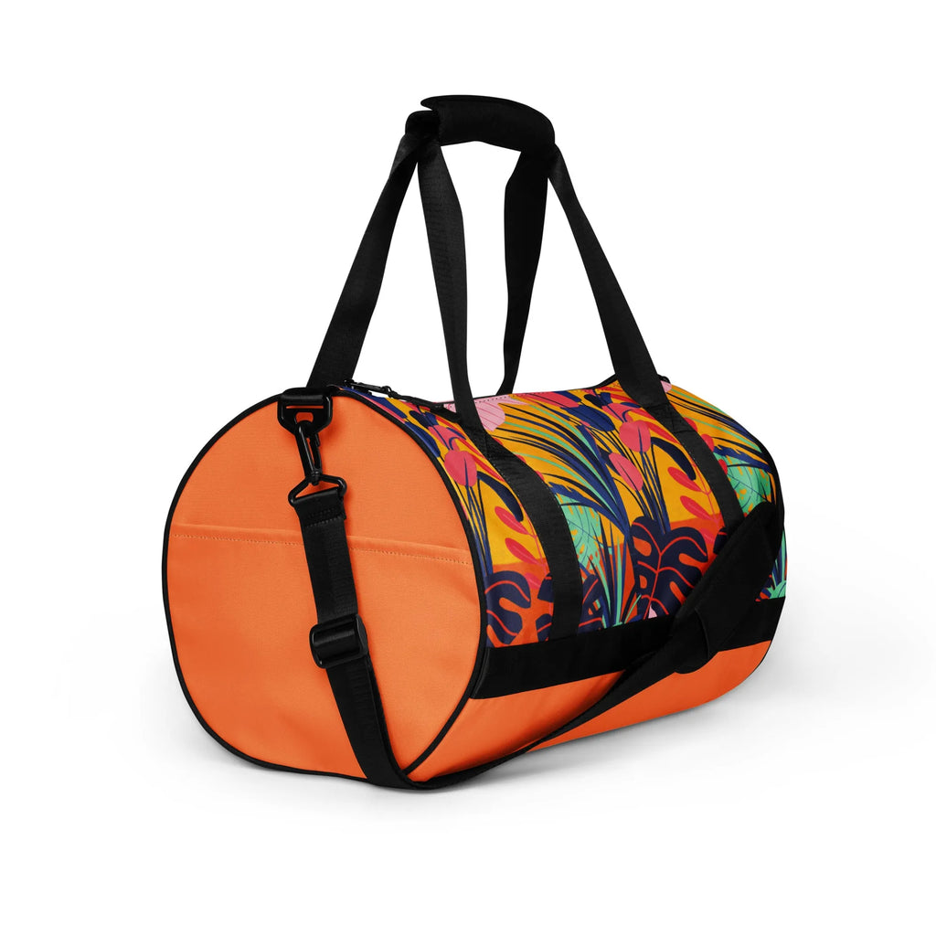 Leafy Print Print Gym Bag