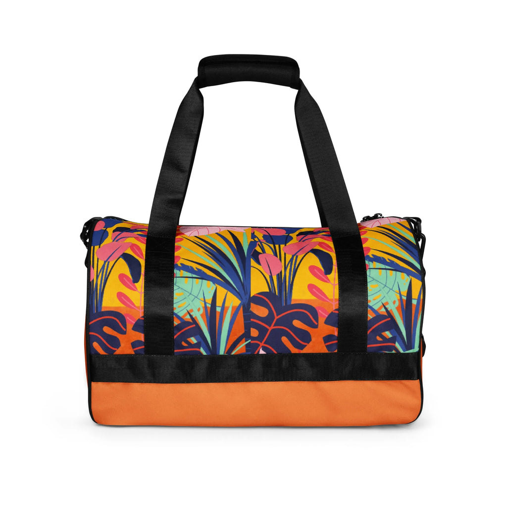 Leafy Print Print Gym Bag