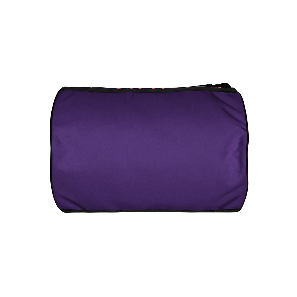 Purple Swiggle Print Print Gym Bag