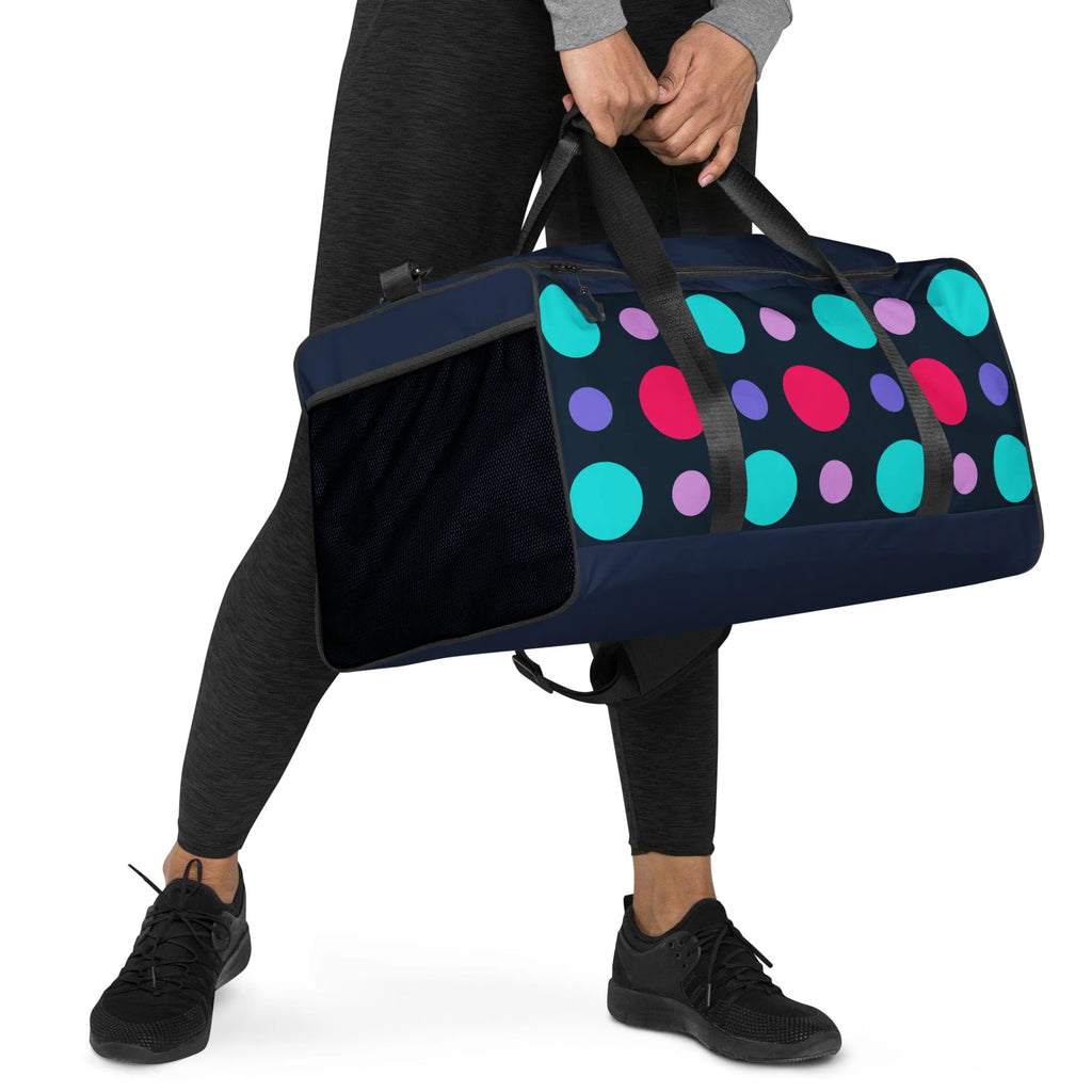 Circle Pattern Duffle Bag