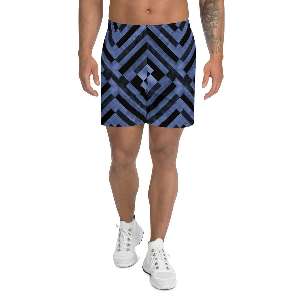 Men's Athletic Shorts in Indigo