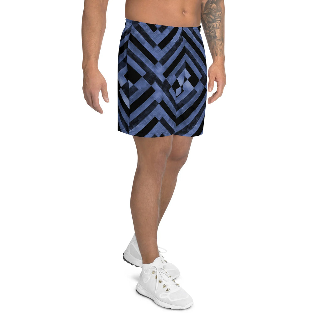 Men's Athletic Shorts in Indigo