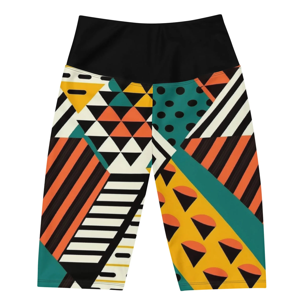 Leopard Print Activewear Biker Shorts - XL, 1