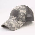 Military-Style Tactical Patch Hat with Adjustable Strap