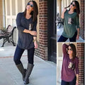 Size: XLarge,Color: Sea Green - Queenie Tunic Top With Sequined Pocket